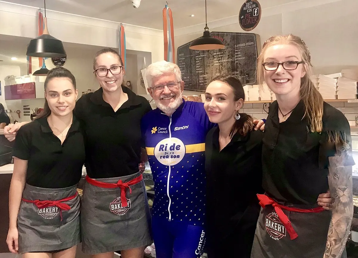 Five members of the Bakery on O'Connell team standing together in the shop.